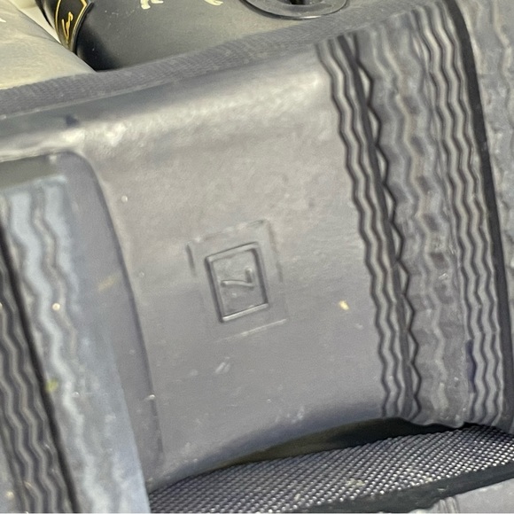 Joules tall welly Rain Boots Dogs corgi lab blue size 7 - Picture 10 of 11